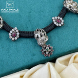 Floral Peacock Tread Necklace