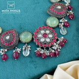 Ravishing Kundan Colourful Necklace