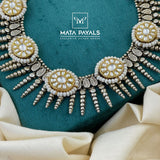 Dual Plated Floral Necklace