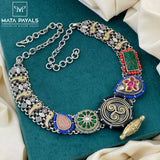 Royal Kundan Dual Tone Necklace