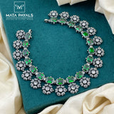 Impressive Oxidised Necklace