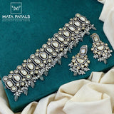 Electrifying Extravagant Moissanite Choker Set