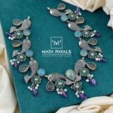 Spectacular Fish Silver Oxidised Necklace