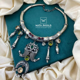Royal Bride Oxidised Necklace
