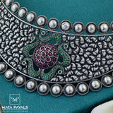 Radiant Oxidised Mayur Choker