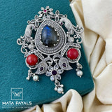 Eccentric Silver Pendant
