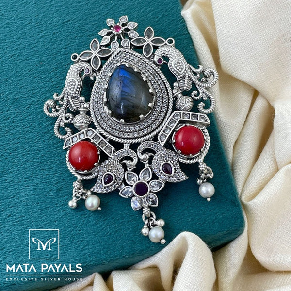 Eccentric Silver Pendant