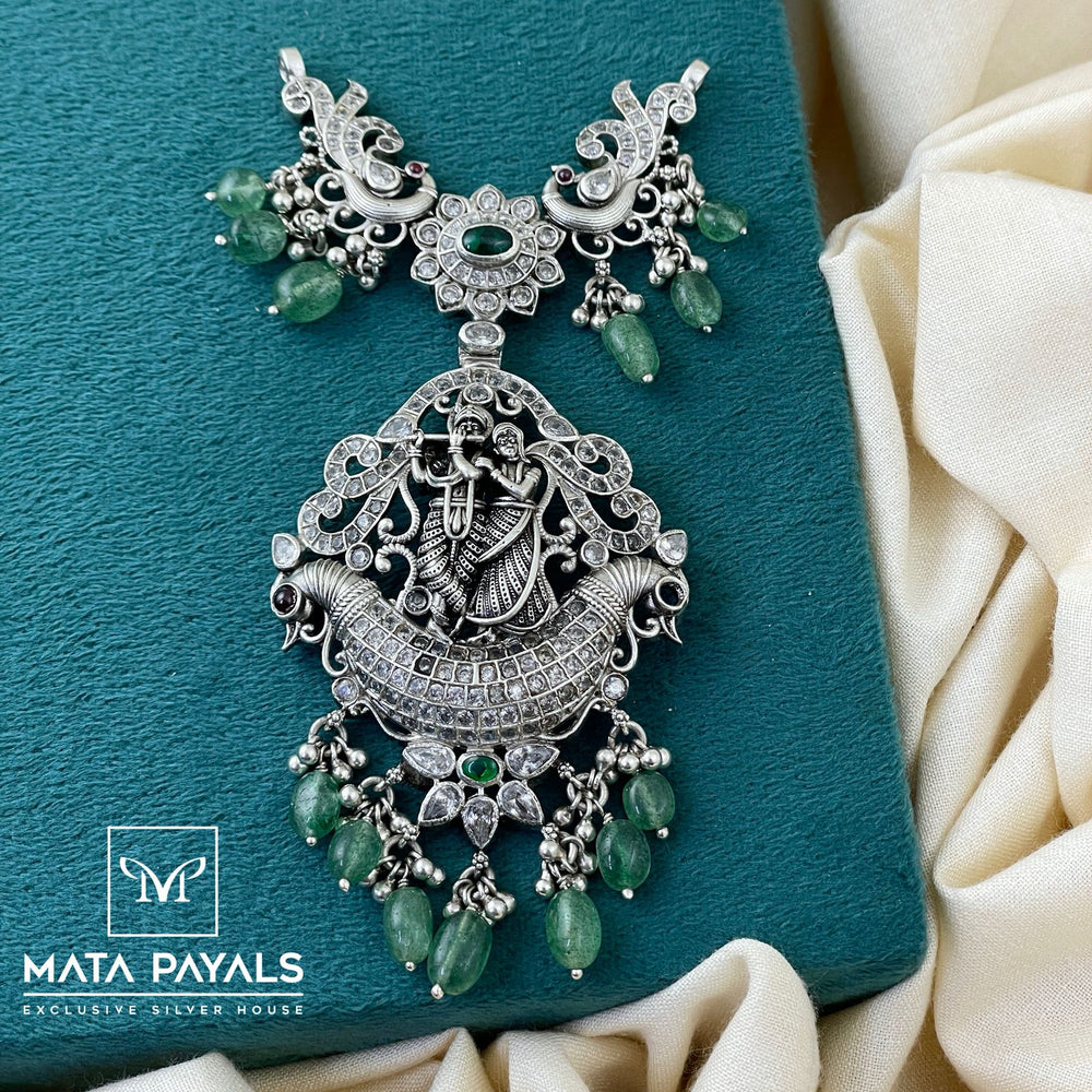Ravishing Radha Krishna Pendant