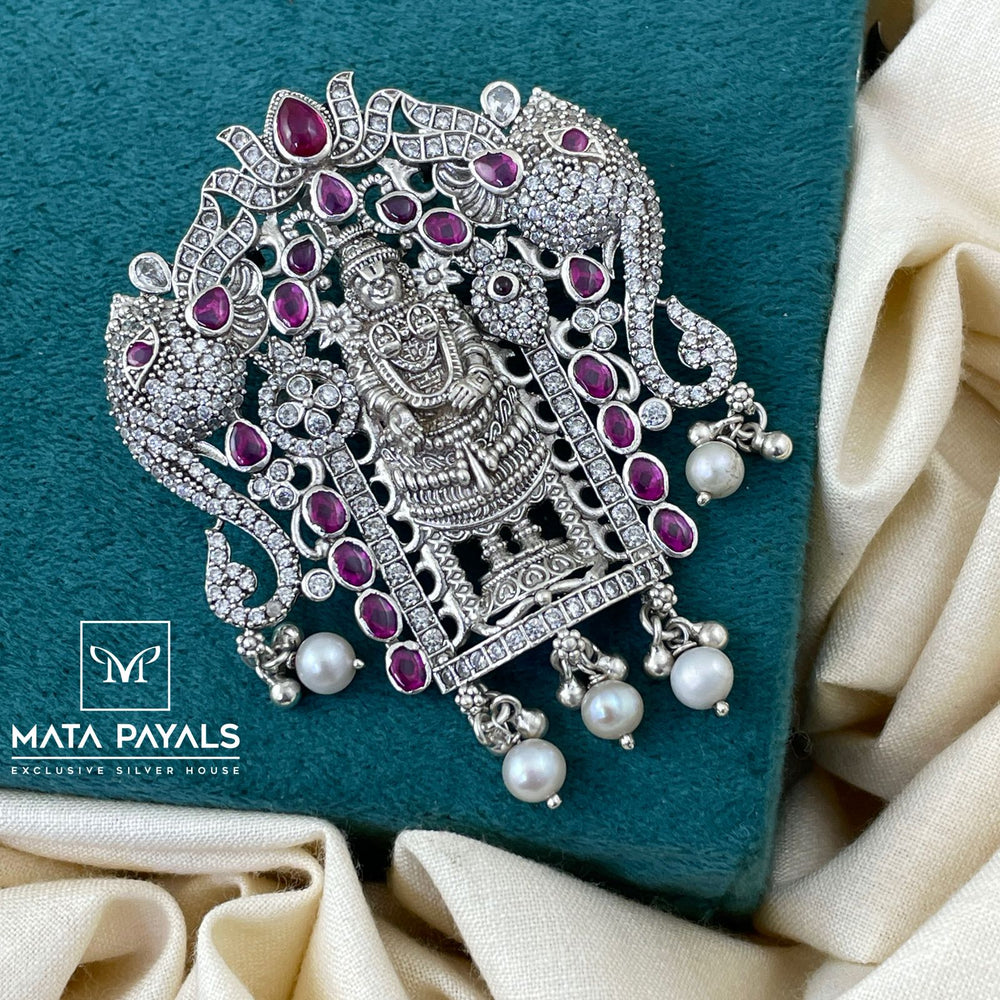 Oxidised Balaji Pendant