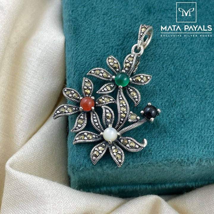 Marcasite Tiny Pendant