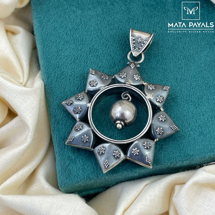Vintage Oxidised Pendant