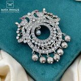 Luminous Temple Peacock Pendant