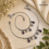 Pinkish Mango Design Anklet