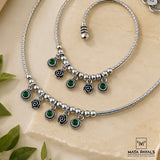 Simple Oxidised Anklet