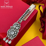 Radiant Silver Key Chain