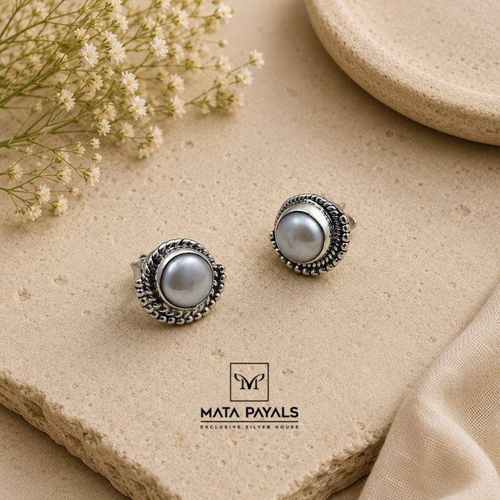 Oxidised Simple Stud