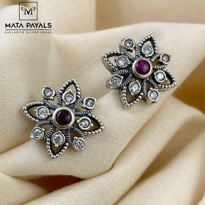 Fancy Floral Stud