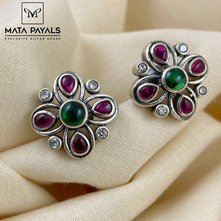 Creative Oxidised Stud