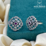Creative Cut Stone Toe Ring