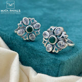Fancy Cut Stone Toe Ring