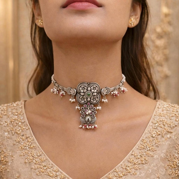 Ethnical Oxidised Choker