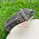 Oxidised Rawa Work Attractive Kada