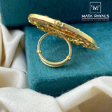 Mesmerising Floral Peacock Ring