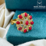 Ravishing Gold Polish Finger Ring