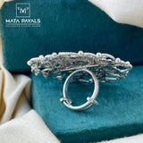 Plain Floral Finger Ring