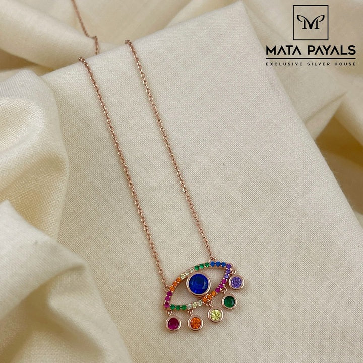 Eye Design Pendant Chain