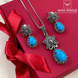 Exclusive Blue Pendant Set