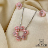 Classic Floral Pendant Set