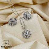 Cute Zircon Pendant Set