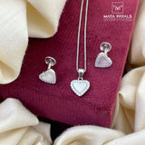 Lovely Zircon Pendant Set