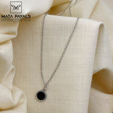 Simple Enamel Pendant Chain