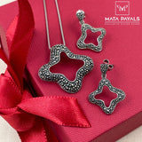 Classic Marcasite Pendant Set
