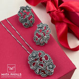 Marcasite Pendant Set