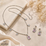 Fancy Zircon Pendant Set