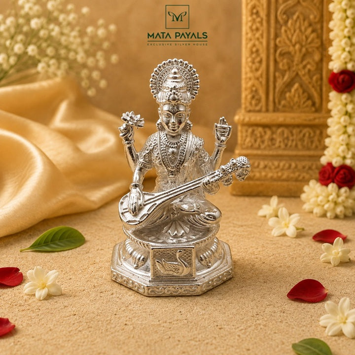 52.40 Grams Saraswathi Idol
