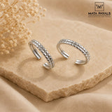 Silver Rhodium Toe Ring