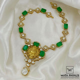 Extravagance Emerald Moissanite Neckset