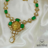 Extravagance Emerald Moissanite Neckset