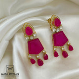 Radiant Red Moissanite Neckset