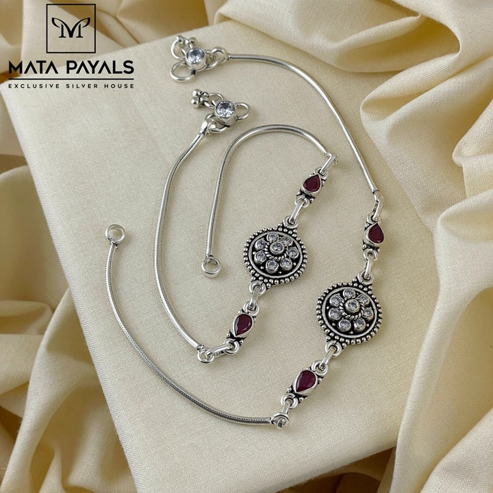 Statement Oxidised Anklet