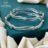 Rhodium Zircon Bangle