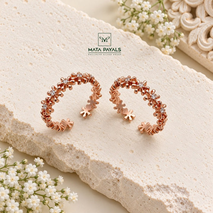 Charming Zircon Toe Ring