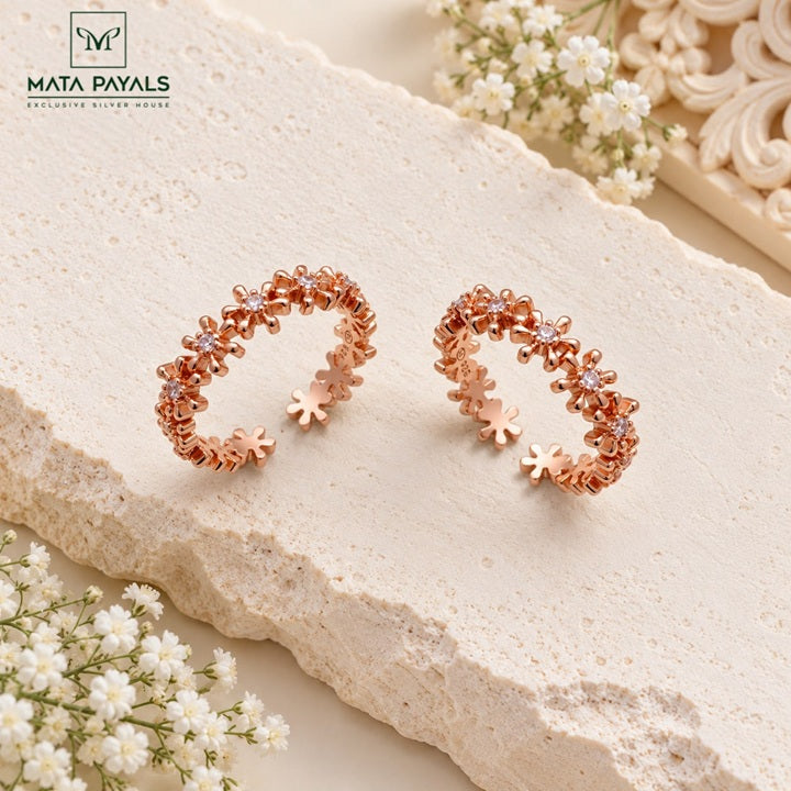 Classic Rose Gold Toe Ring