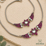 Mesmeric Kundan Anklet