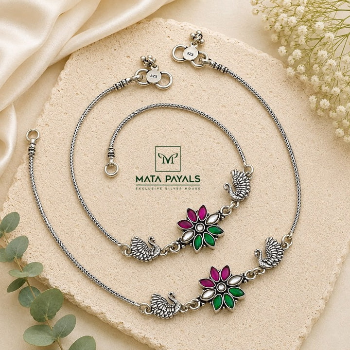 Fancy Kundan Anklet