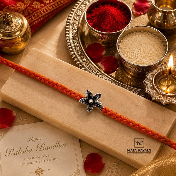 Orange Mouli Rakhi